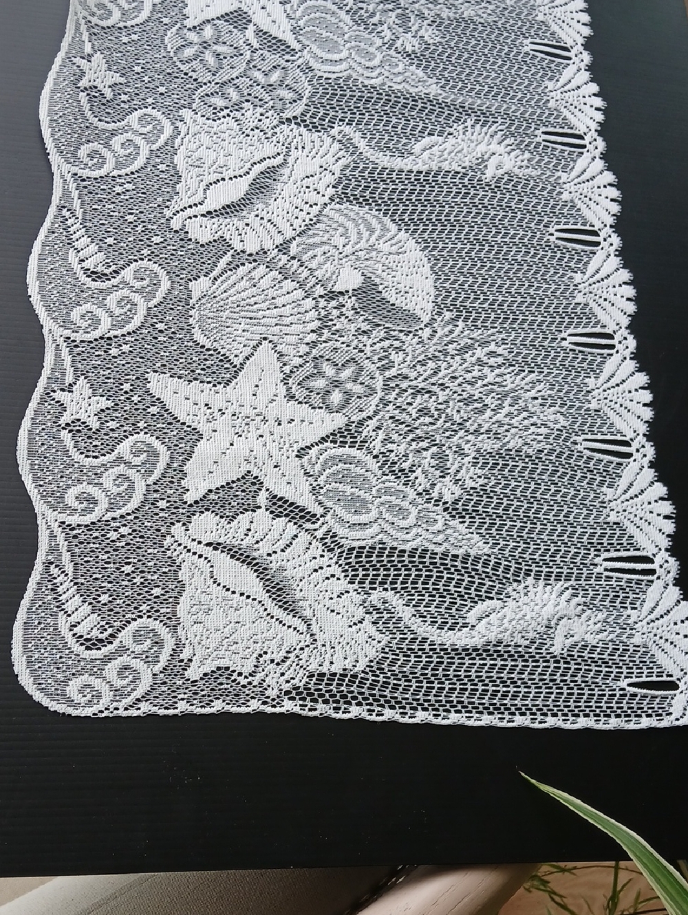 Heritage Lace White SEASCAPE Curtain Valance 64" x 14"